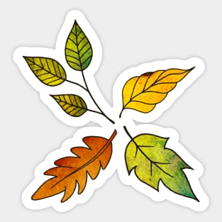 Autumn leaves Sticker